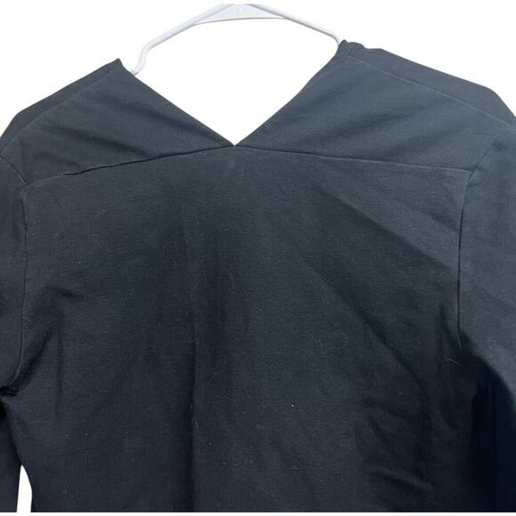 Kate Spade Saturday Black V-Neck Women's Top Medium - Picture 7 of 8